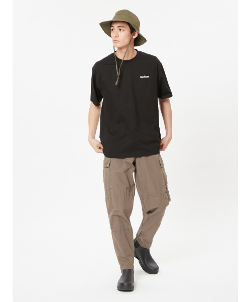 Barbour tシャツ JAPAN LIMITED” バックプリント ロゴ Tシャツ