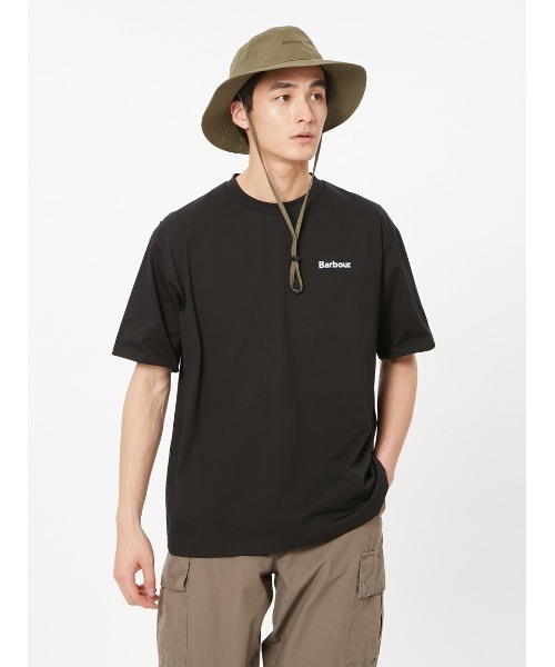 Barbour tシャツ JAPAN LIMITED” バックプリント ロゴ Tシャツ