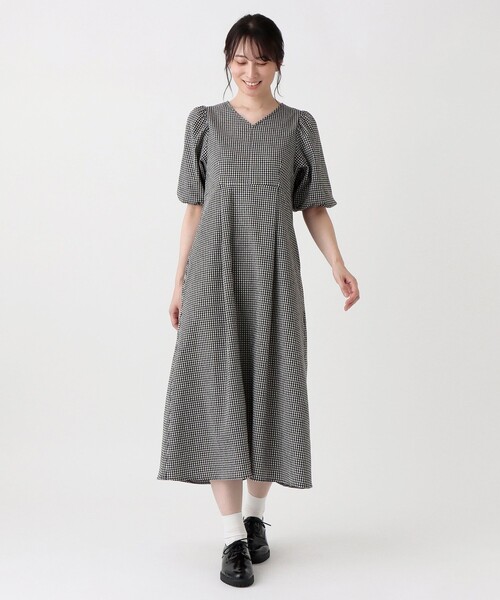 Afternoon Tea（アフタヌーンティー） ワンピース サッカーチェックV