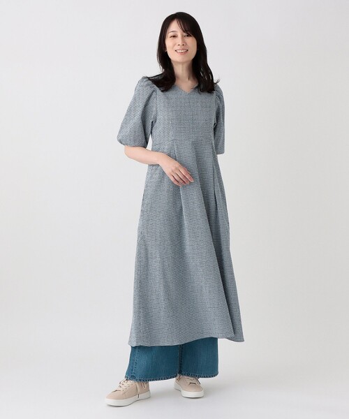 Afternoon Tea（アフタヌーンティー） ワンピース サッカーチェックV