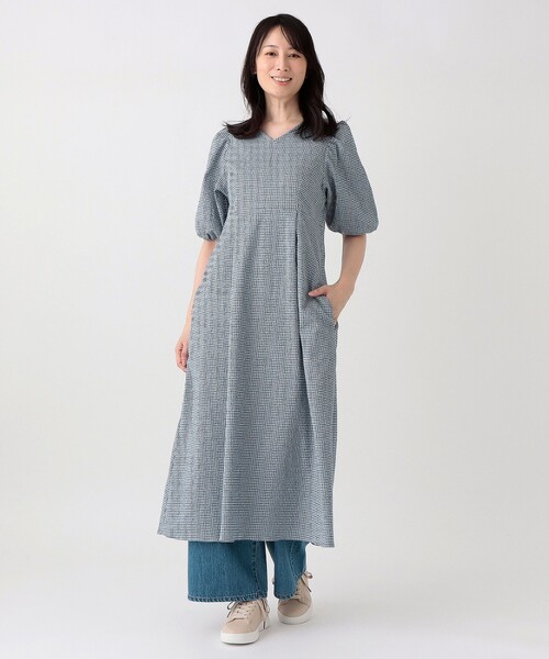 Afternoon Tea（アフタヌーンティー） ワンピース サッカーチェックV