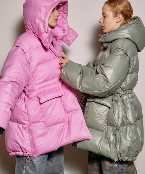 MAISON SPECIAL（メゾンスペシャル） ダウンコート FREE カーキ