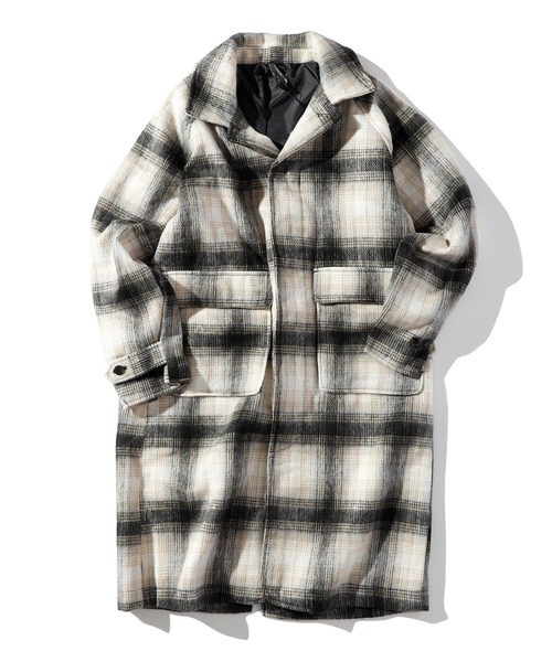 INASTUDIOS ZOO チェスターコート X-LARGE ブラック メンズ : ZOZOTOWN