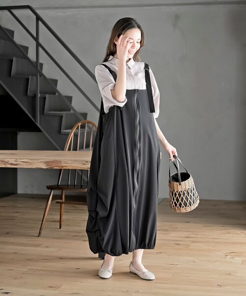 r・p・s（アールピーエス） ジャンパースカート フロントZIP