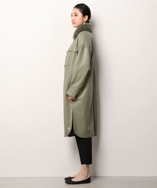 「jakke」 コート 10/M オリーブ レディース_画像2