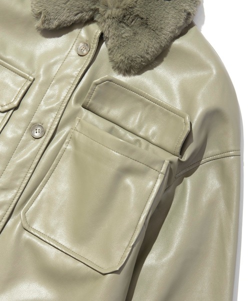 「jakke」 コート 10/M オリーブ レディース_画像7