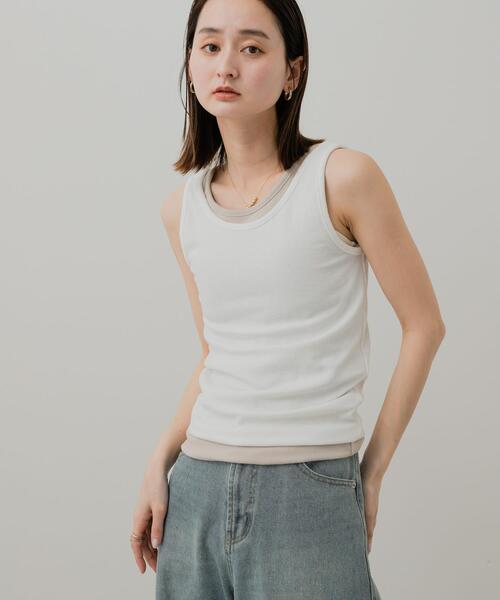 SENSE OF PLACE by URBAN RESEARCH タンクトップ ノースリーブ 2WAY