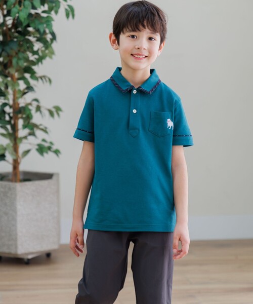 J.PRESS（J.プレス） ポロシャツ 「140-170cm」カノコ バックブル 半袖