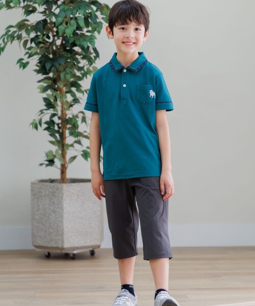 J.PRESS（J.プレス） ポロシャツ 「140-170cm」カノコ バックブル 半袖