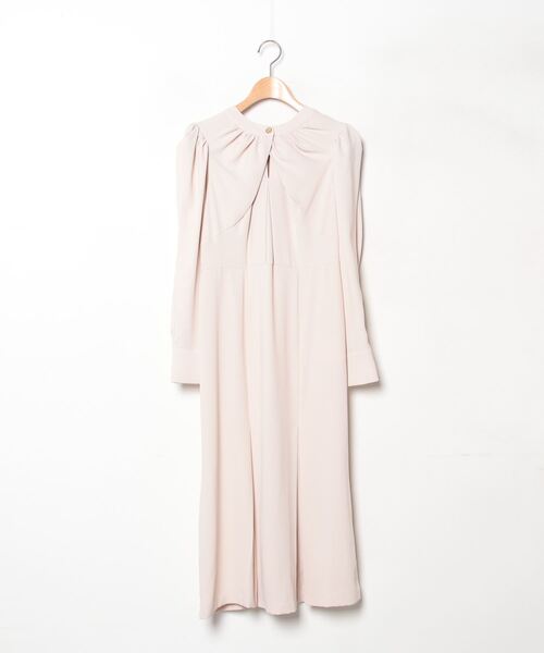 新品未使用タグ付き✨ハーリップトゥー ワンピース　ベージュ　Mサイズ Her lip to 「Her to」 7分袖ワンピース M ベージュ レディース