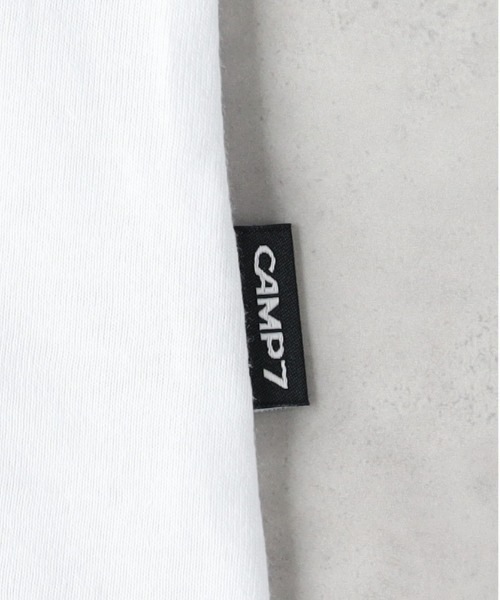 CAMP7 tシャツ 「CAMP7」フロントロゴ刺繍Tシャツ メンズ