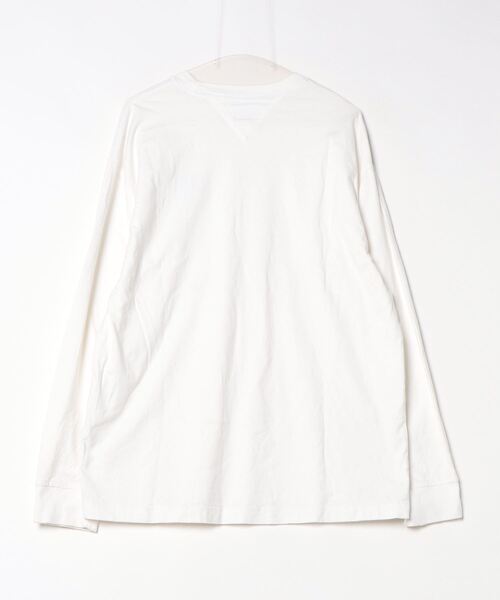 「TOMMY HILFIGER」 「tommy jeans」長袖Tシャツ L ホワイト メンズ