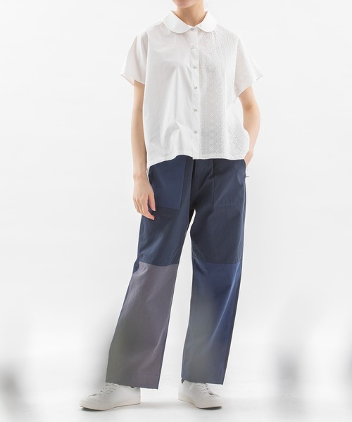 ノップドゥノッド（nop de nod）/miscコットンストレートパンツ nop de nod（ノップドゥノッド） パンツ miscコットンストレートパンツ