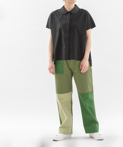 ノップドゥノッド（nop de nod）/miscコットンストレートパンツ nop de nod（ノップドゥノッド） パンツ miscコットンストレートパンツ