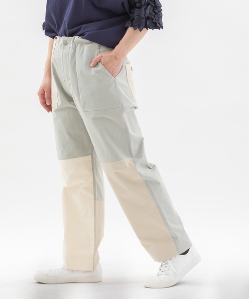 nop de nod（ノップドゥノッド） パンツ miscコットンストレートパンツ