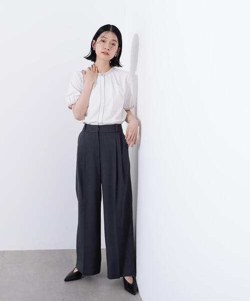 「N.（N. Natural Beauty Basic）」 長袖ブラウス MEDIUM ネイビー レディース N.Natural Beauty Basic 「N.（N. Natural Basic）」 長袖