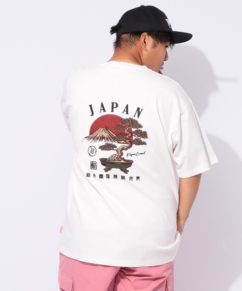 tシャツ POWER TO THE PEOPLE (パワートゥザピープル) 盆栽 刺繍 半袖T