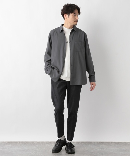 「GLOBAL WORK」 長(zhǎng)袖シャツ X-LARGE ブルー メンズ