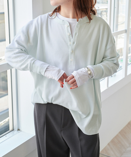 Spick＆Span 「Spick & Span」 長袖カットソー MEDIUM サックス