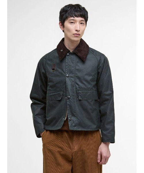 Barbour ブルゾン アウター 「SPEY / スペイ」ワックス ショート