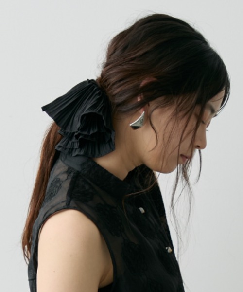 DFFUR. シュシュ サテンプリーツフレアシュシュ : ZOZOTOWN Yahoo!店