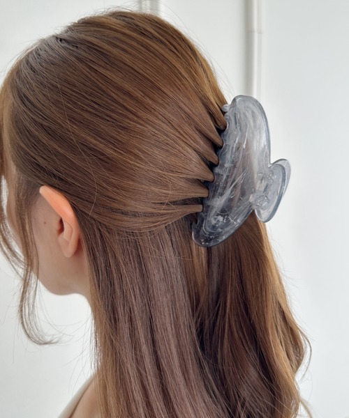 sowang ヘアクリップ ワンカラーべっ甲ヘアクリップ : ZOZOTOWN Yahoo