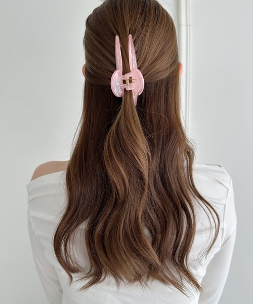 sowang ヘアクリップ ワンカラーべっ甲ヘアクリップ : ZOZOTOWN