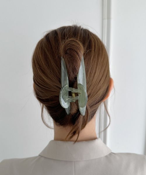 sowang ヘアクリップ ワンカラーべっ甲ヘアクリップ : ZOZOTOWN Yahoo