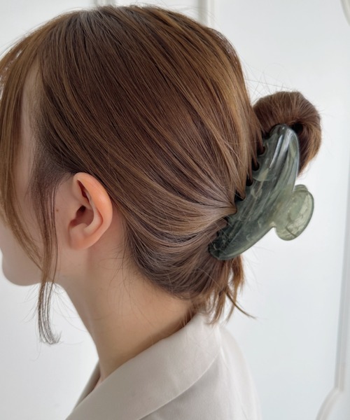 sowang ヘアクリップ ワンカラーべっ甲ヘアクリップ : ZOZOTOWN Yahoo