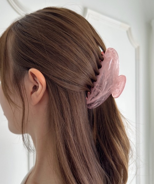 sowang ヘアクリップ ワンカラーべっ甲ヘアクリップ : ZOZOTOWN Yahoo