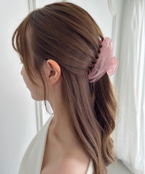 sowang ヘアクリップ ワンカラーべっ甲ヘアクリップ : ZOZOTOWN Yahoo