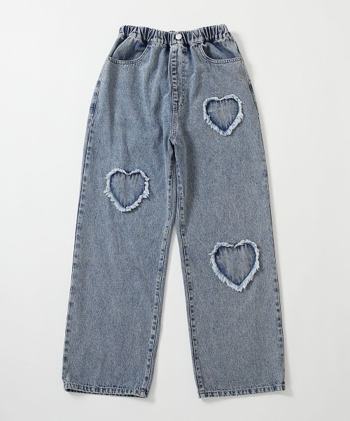 M's Gracy ハート刺繍 ダークデニム 36 M´s Gracy ハート刺繍 ダークデニム 36