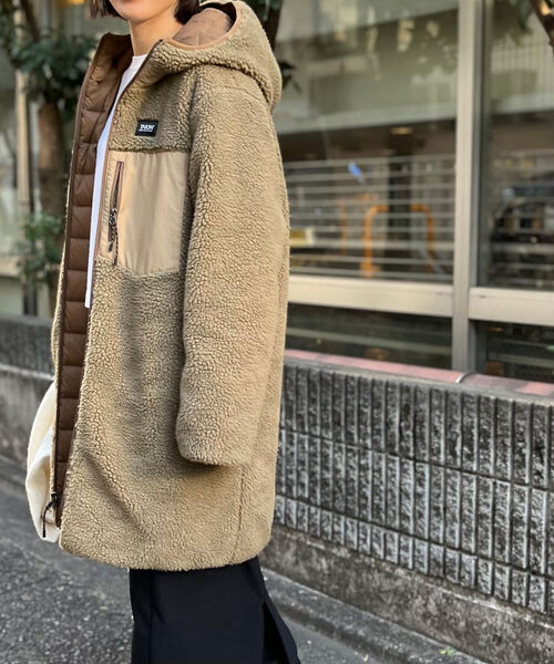 TAION（タイオン） ダウンジャケット M ベージュ レディース