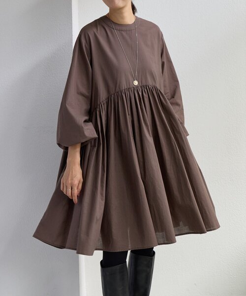 BEARDSLEY（ビアズリー） ブラウス シャツ ギャザーチュニック