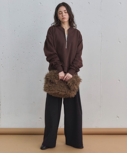 DOUX ARCHIVES（ドゥアルシーヴ） tシャツ USコットンハーフZIPプル