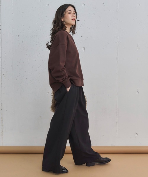 DOUX ARCHIVES（ドゥアルシーヴ） tシャツ USコットンハーフZIPプル