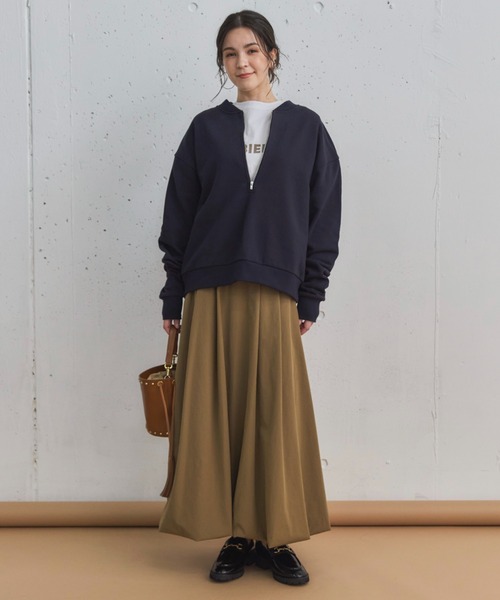 DOUX ARCHIVES（ドゥアルシーヴ） tシャツ USコットンハーフZIPプル