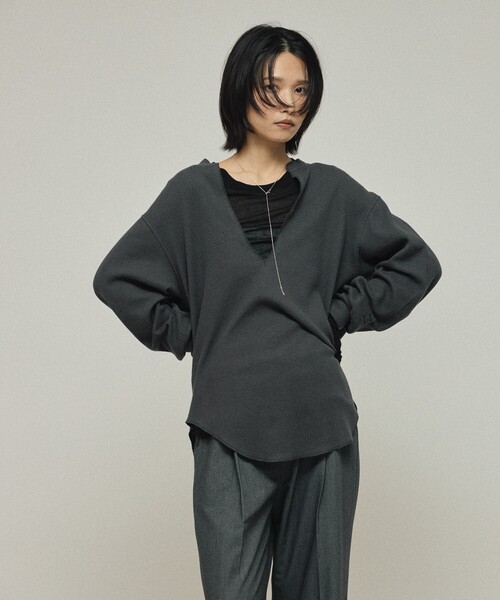 AMERICANA（アメリカーナ） tシャツ 別注 リラックスフィット ワッフル