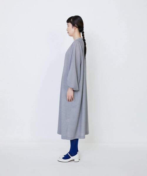 LOISIR ワンピース 「MTサイズ有り」エステスウールケミカルレース使い