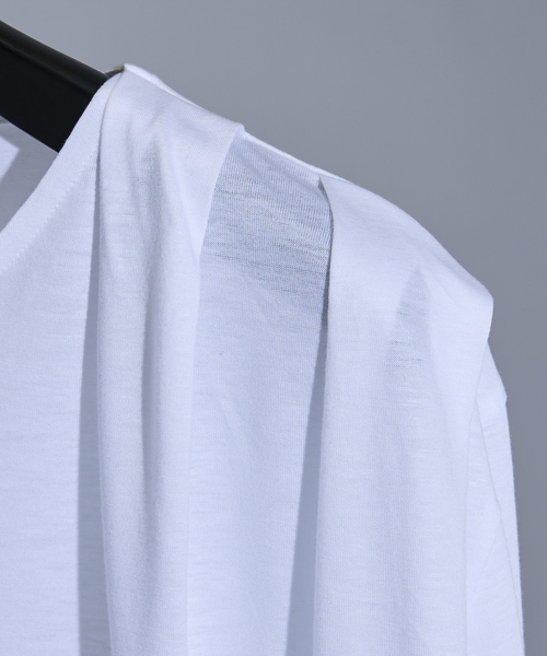 5351 POUR LES HOMMES tシャツ ドレープ 長袖Tシャツ メンズ