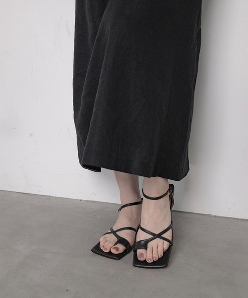 「Daniella&GEMMA」 「GEMMALINN」フラットサンダル 35 オレンジ レディース_画像5