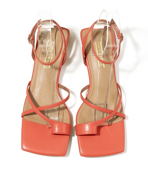 「Daniella&GEMMA」 「GEMMALINN」フラットサンダル 35 オレンジ レディース_画像7