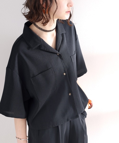 「classicalelf」 半袖シャツ LARGE ブラック レディース