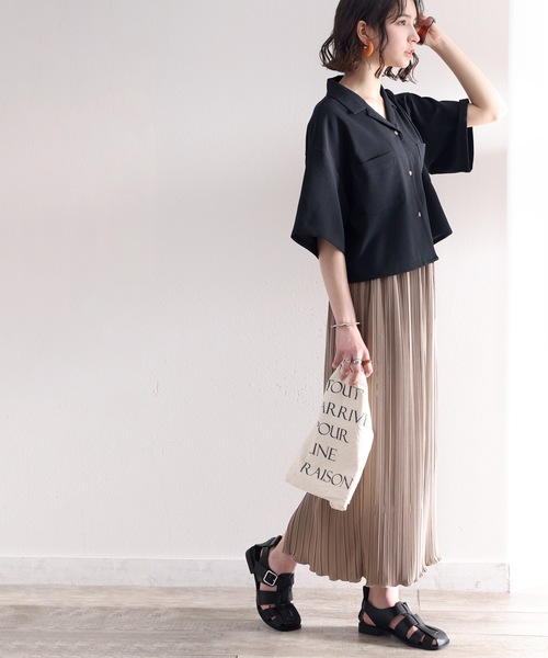 「classicalelf」 半袖シャツ LARGE ブラック レディース