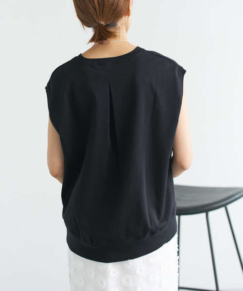 「IENA」 ノースリーブトップス - グレー レディース_画像2