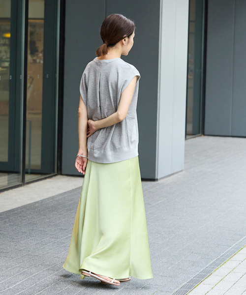 「IENA」 ノースリーブトップス - グレー レディース_画像5