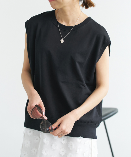 「IENA」 ノースリーブトップス - グレー レディース_画像9