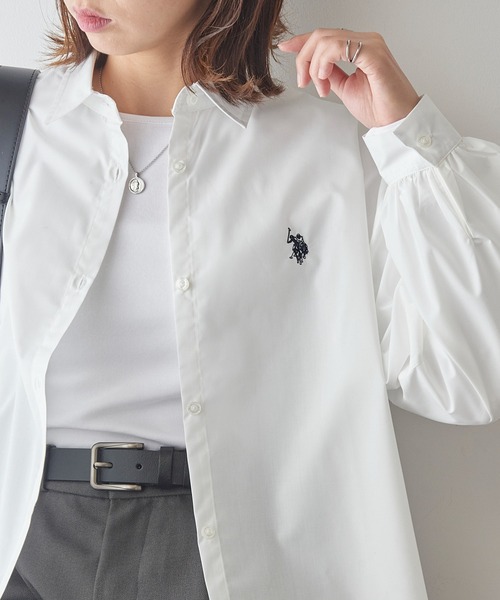 U.S. POLO ASSN.（ユーエスポロアッスン） ブラウス シャツ 「U.S.