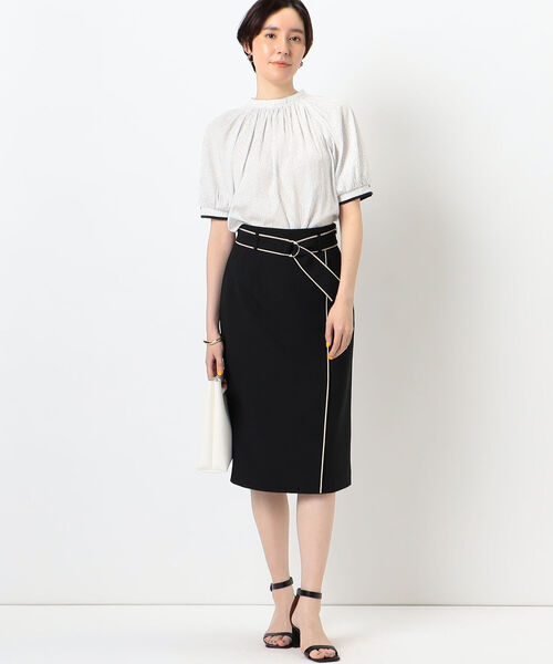 「NOLLEY'S Sophi」 半袖ブラウス 36 ホワイト系その他4 レディース_画像5