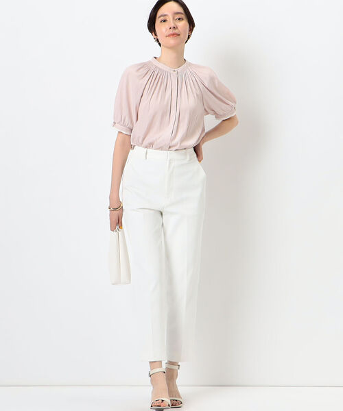 「NOLLEY'S Sophi」 半袖ブラウス 36 ホワイト系その他4 レディース_画像9